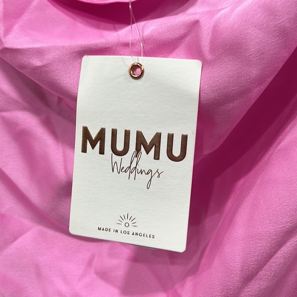 Show Me Your Mumu Jodie Dress in Pink Luxe Satin - Picture 10 of 15